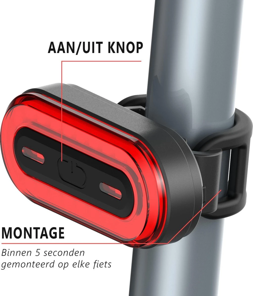 Trustic EVO | Fietsverlichting | Oplaadbaar | Fietslamp | Verschillende Standen | Licht Sensor | Waterbestendig | Set 17 Trustic EVO | Fietsverlichting | Oplaadbaar | Fietslamp | Verschillende Standen | Licht Sensor | Waterbestendig | Set - Afbeelding 17