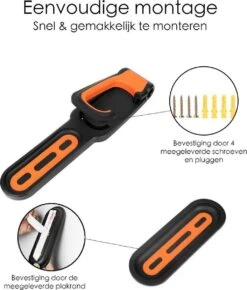 Fiets Ophangbeugel - Zwart / Oranje - Cycling WallMount - Muurhouder Fiets - Muurbeugel Wandhouder Wandbeugel - Muurbevestiging Ophangsysteem - Muur Houder Fietsbeugel Fietshaak 12 Fiets Ophangbeugel - Zwart / Oranje - Cycling WallMount - Muurhouder Fiets - Muurbeugel Wandhouder Wandbeugel - Muurbevestiging Ophangsysteem - Muur Houder Fietsbeugel Fietshaak -Fietsenwinkel 1023x1200 2