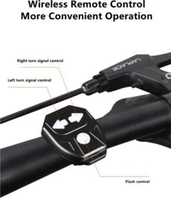 GoShops FY-1820 - Richtingaanwijzer Fiets - Knipperlichting - Fietsverlichting - LED - USB Oplaadbaar - Waterbestendig - Afstandsbediening - Draadloos - Verstelbaar - Achterlicht Fiets -Fietsenwinkel 1031x1200