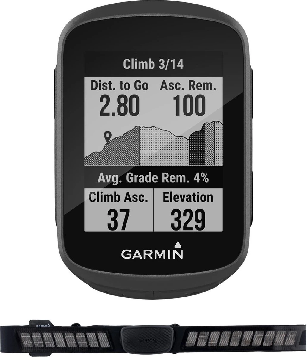 Garmin Edge 130 Plus Performance Bundel - Fietscomputer - Zwart 1 Garmin Edge 130 Plus Performance Bundel - Fietscomputer - Zwart