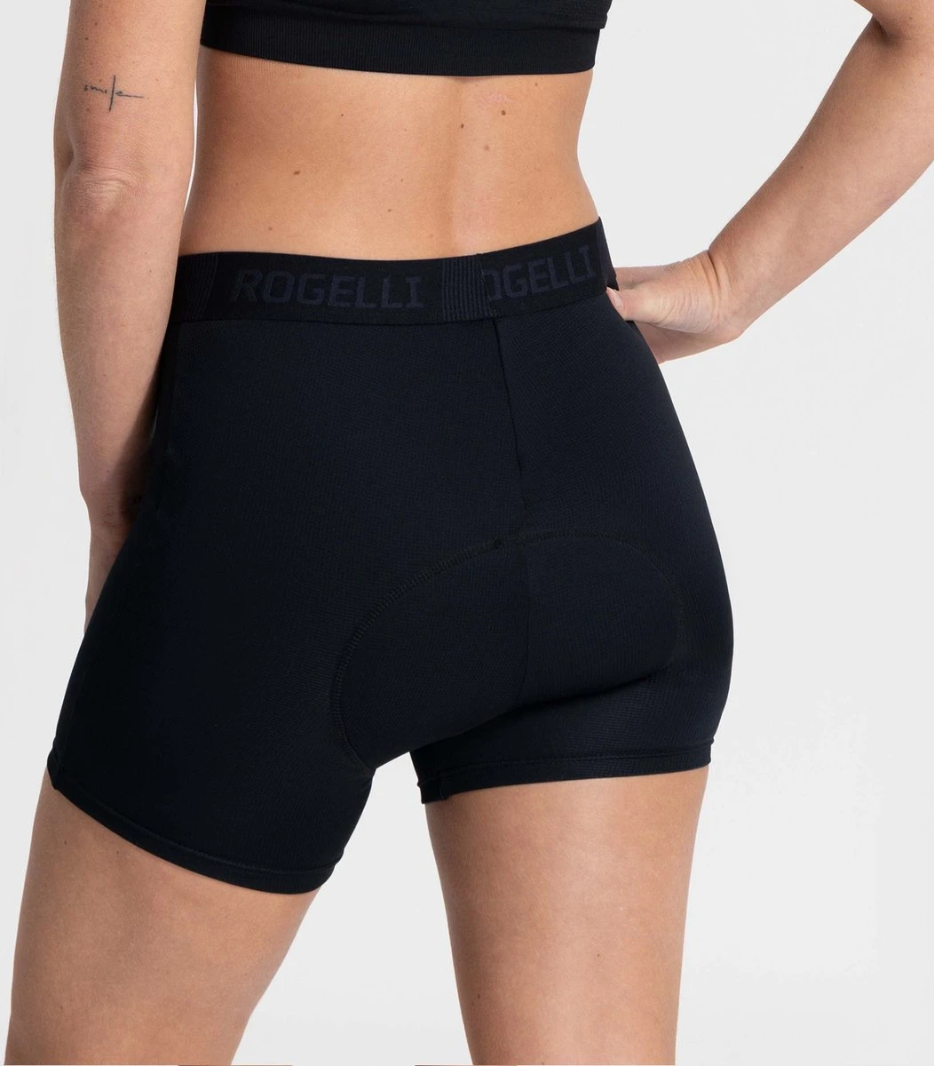 Rogelli Boxer For Ladies - Fiets-Ondershort Met Zeem - Dames - Maat L - Zwart 4 Rogelli Boxer For Ladies - Fiets-Ondershort Met Zeem - Dames - Maat L - Zwart - Afbeelding 4