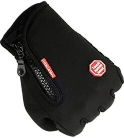 Fietshandschoenen Winter - Handschoenen - Sport Handschoenen Met Rits - Touchscreen Telefoon - Anti Slip Gloves - Heren / Dames - Maat S - Zwart - Kerst Cadeautje -Fietsenwinkel 1076x1200 5