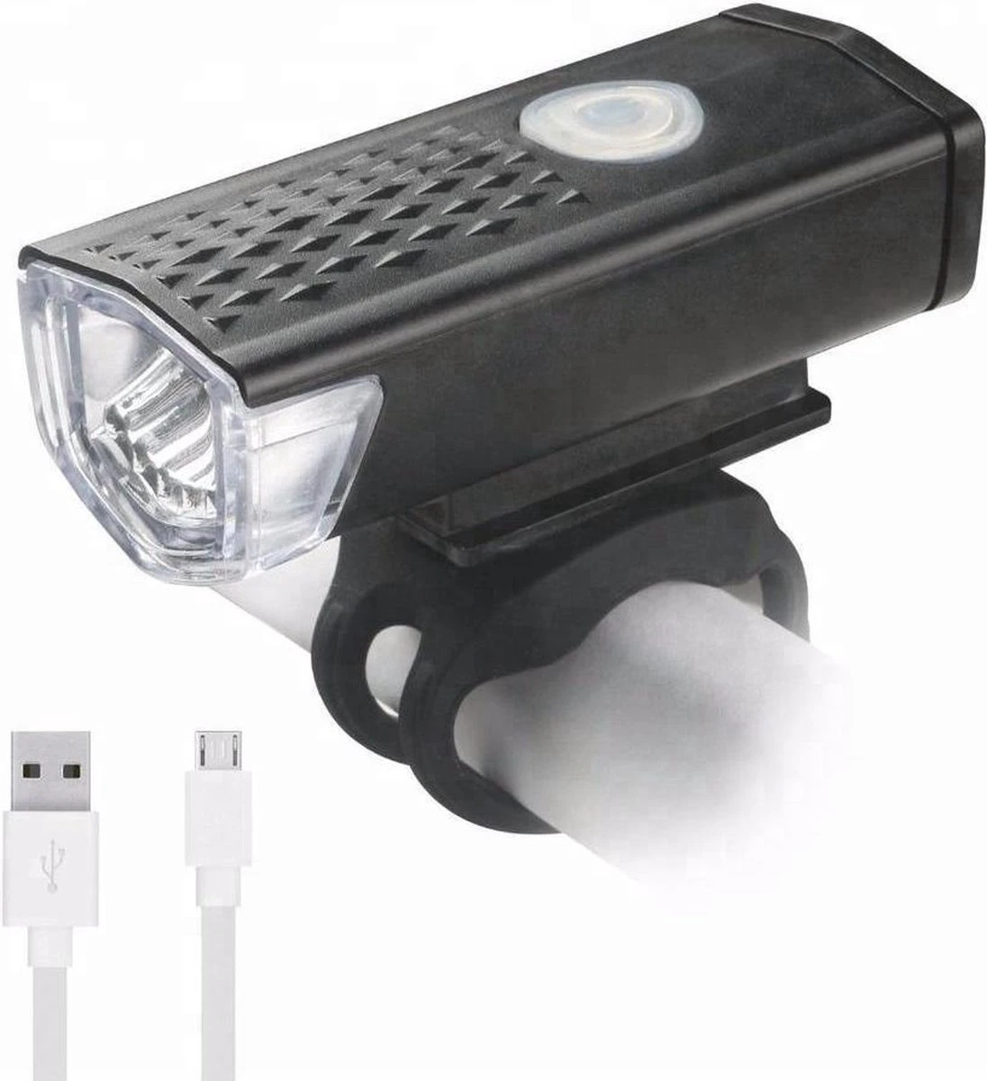Voorlicht Fiets - Led Voorlamp - 300 Lumen - Oplaadbaar - Usb Oplaadbaar - Compact - Waterdicht - Koplamp Fiets 1 Voorlicht Fiets - Led Voorlamp - 300 Lumen - Oplaadbaar - Usb Oplaadbaar - Compact - Waterdicht - Koplamp Fiets