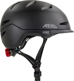 REKD Urbanlite Speed-Pedelec Helm | NTA 8776 Goedgekeurd | Snorfiets Helm | Snorscooter - Zwart