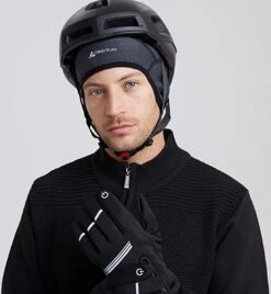 HIKENTURE Wintermuts, Winddichte Fietsmuts, Warme Fietsmuts, Voor Onder Fietshelm, Skihelm, Klimhelm, Sportmuts Voor Fietsen, Skiën, Hardlopen, Outdoor, Dames En Heren -Fietsenwinkel 1106x1200