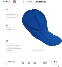 Rogelli Core - Lange Fietsbroek Met Bretels - Dames - Maat L - Zwart -Fietsenwinkel 1123x1200