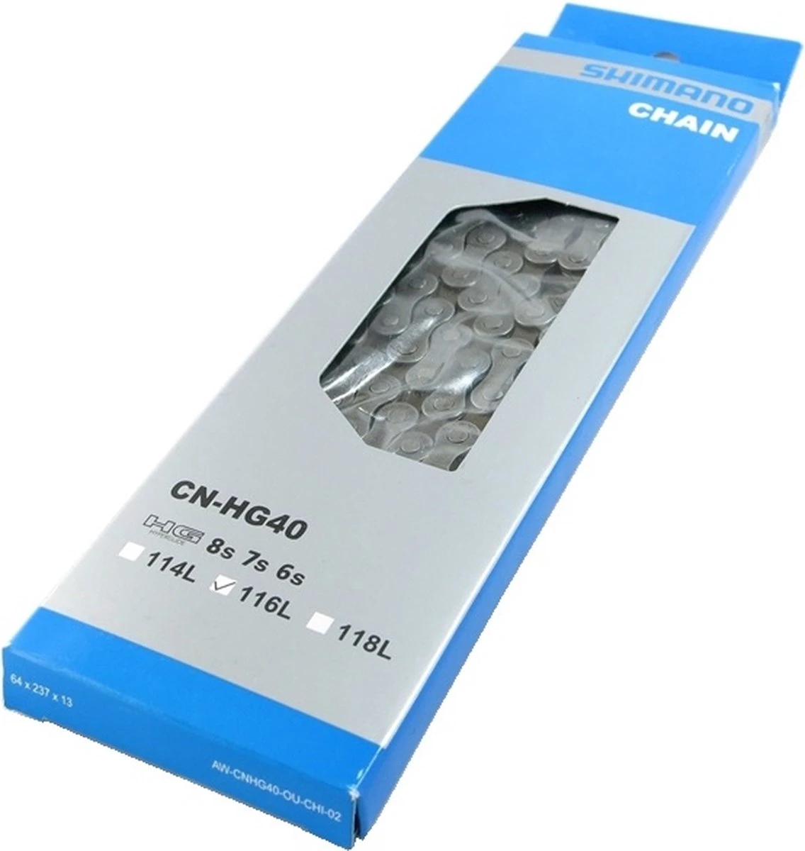 Ketting - 6/7/8 Speed - 3/32" - Shimano HG40 116-link 5 Ketting - 6/7/8 Speed - 3/32" - Shimano HG40 116-link - Afbeelding 5