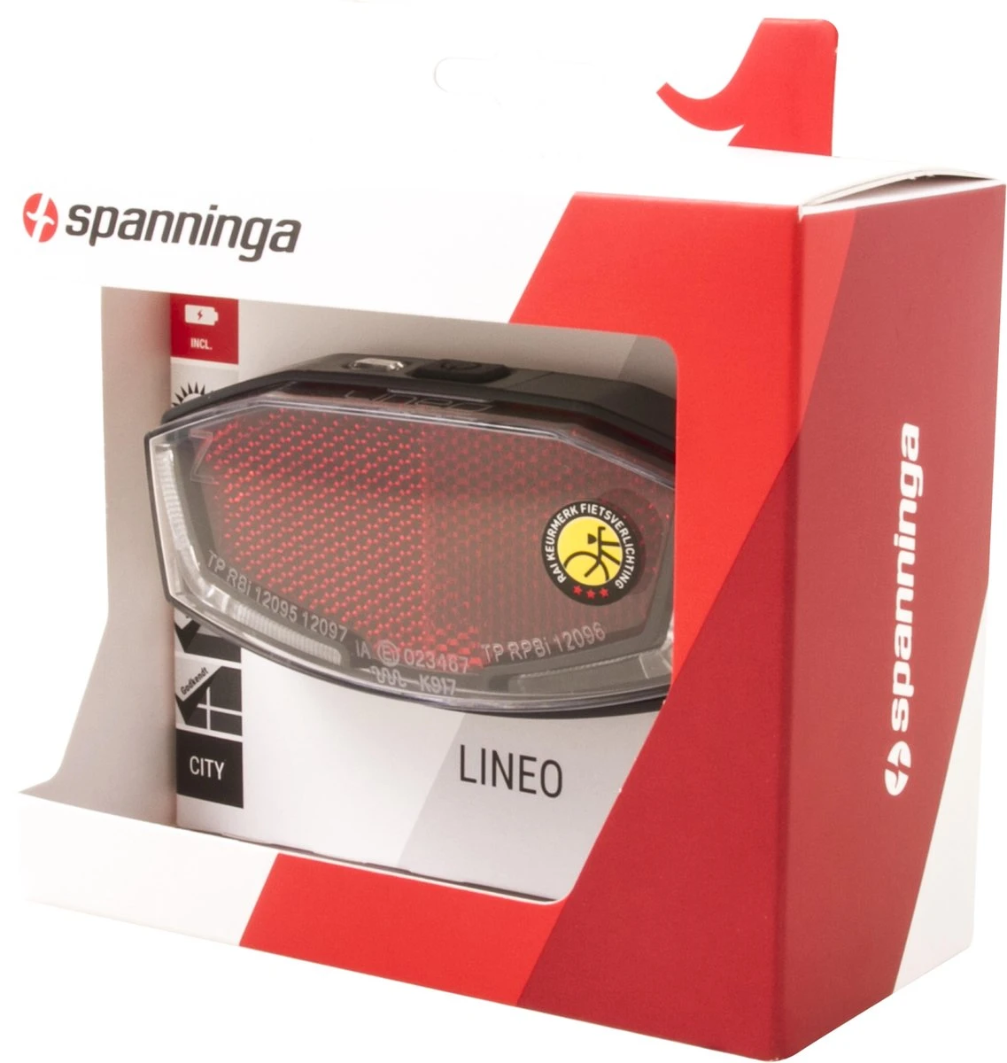 Spanninga Lineo Fiets Achterlicht - Batterij 10 Spanninga Lineo Fiets Achterlicht - Batterij - Afbeelding 10