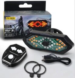 GoShops FY-1820 - Richtingaanwijzer Fiets - Knipperlichting - Fietsverlichting - LED - USB Oplaadbaar - Waterbestendig - Afstandsbediening - Draadloos - Verstelbaar - Achterlicht Fiets -Fietsenwinkel 1159x1200 1