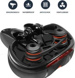 Achaté Fietszadel - Unisex - Extra Comfortabel - Ventilerend - Incl. Zadelhoes En Installatiemateriaal 17 Achaté Fietszadel - Unisex - Extra Comfortabel - Ventilerend - Incl. Zadelhoes En Installatiemateriaal -Fietsenwinkel 1160x1200 3