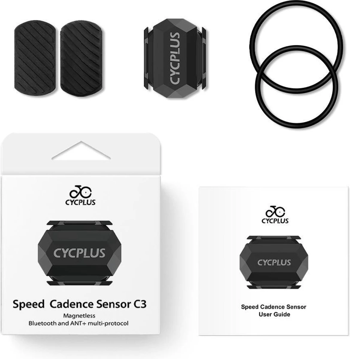 Cycplus C3 Cadanssensor En Snelheidssensor In 1 - Garmin - Wahoo - Zwift - Tacx - Bryton - Cadansmeter - Snelheidsmeter 5 Cycplus C3 Cadanssensor En Snelheidssensor In 1 - Garmin - Wahoo - Zwift - Tacx - Bryton - Cadansmeter - Snelheidsmeter - Afbeelding 5