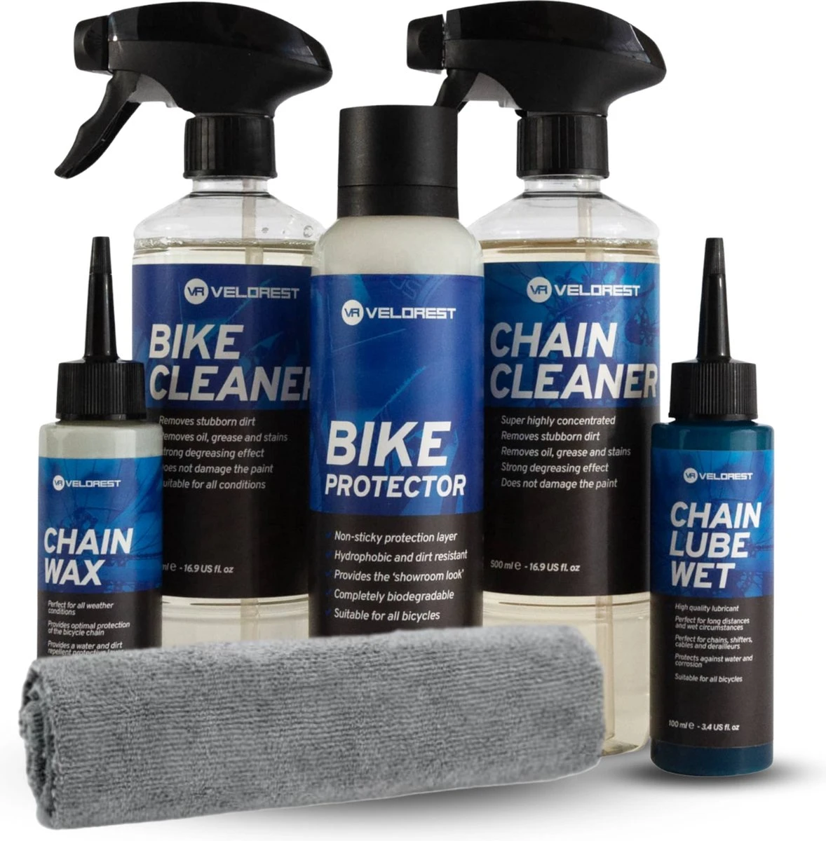 Velorest Total Bike Bundle - Fietsonderhoudsmiddelen - Fiets Reiniging & Onderhoud - Fietsreiniginsset - Fietsketting Reiniger Set - Kettingwax - Kettingolie Fiets - Ketting Reiniger Fiets - Chain Cleaner - Bike Cleaner - Showroom Ready 1 Velorest Total Bike Bundle - Fietsonderhoudsmiddelen - Fiets Reiniging & Onderhoud - Fietsreiniginsset - Fietsketting Reiniger Set - Kettingwax - Kettingolie Fiets - Ketting Reiniger Fiets - Chain Cleaner - Bike Cleaner - Showroom Ready