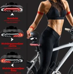 B-care Elektrische Fietsverlichting - Inclusief Afstandsbediening En Richtingaanwijzers - Fietsalarm - Anti Diefstal Alarm - Fiets Achterlicht - Fietsbel - Fiets Accessoires -Fietsenwinkel 1186x1200 1