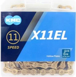KMC KETTING X11EL Ti-N GOUD 118L