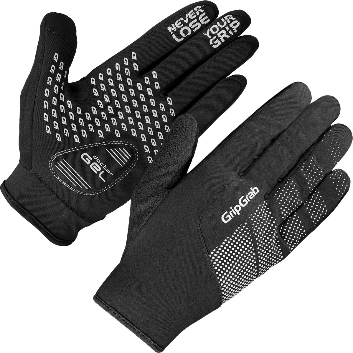 GripGrab - Ride Windproof Lente Herfst Fietshandschoenen Lange Vinger - Zwart - Unisex - Maat L 1 GripGrab - Ride Windproof Lente Herfst Fietshandschoenen Lange Vinger - Zwart - Unisex - Maat L