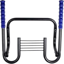 Merkloos Decopatent® Fiets Ophangsysteem Voor 2 Fietsen - Fietsenrek - Legplank Voor Helm - Fietshaak - Muurbeugel Fiets - Wandmontage -Fietsenwinkel 1198x1200 13