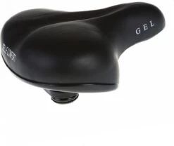 Selle Comfort Gel Fietszadel - Inclusief Zadelstrop - Zwart