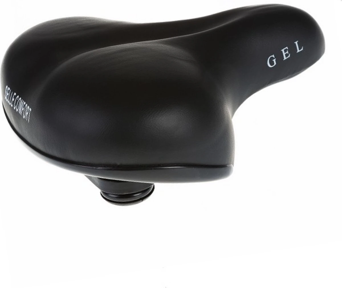 Selle Comfort Gel Fietszadel - Inclusief Zadelstrop - Zwart 1 Selle Comfort Gel Fietszadel - Inclusief Zadelstrop - Zwart
