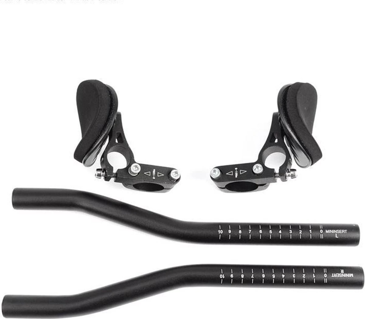 Enerledge Tijdritstuur Alu Ø31,8mm - Adapter Voor Ø25,4mm - Aero - Triathlon Stuur - Opzetstuur - Wielrennen - Racefiets 2 Enerledge Tijdritstuur Alu Ø31,8mm - Adapter Voor Ø25,4mm - Aero - Triathlon Stuur - Opzetstuur - Wielrennen - Racefiets - Afbeelding 2