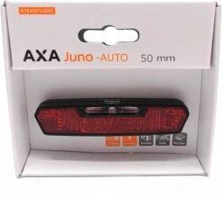 AXA Juno Battery - Fiets Achterlicht - LED Fietsverlichting Op Batterij - Auto Off Systeem - 50 Mm - Rood -Fietsenwinkel 1200x1070