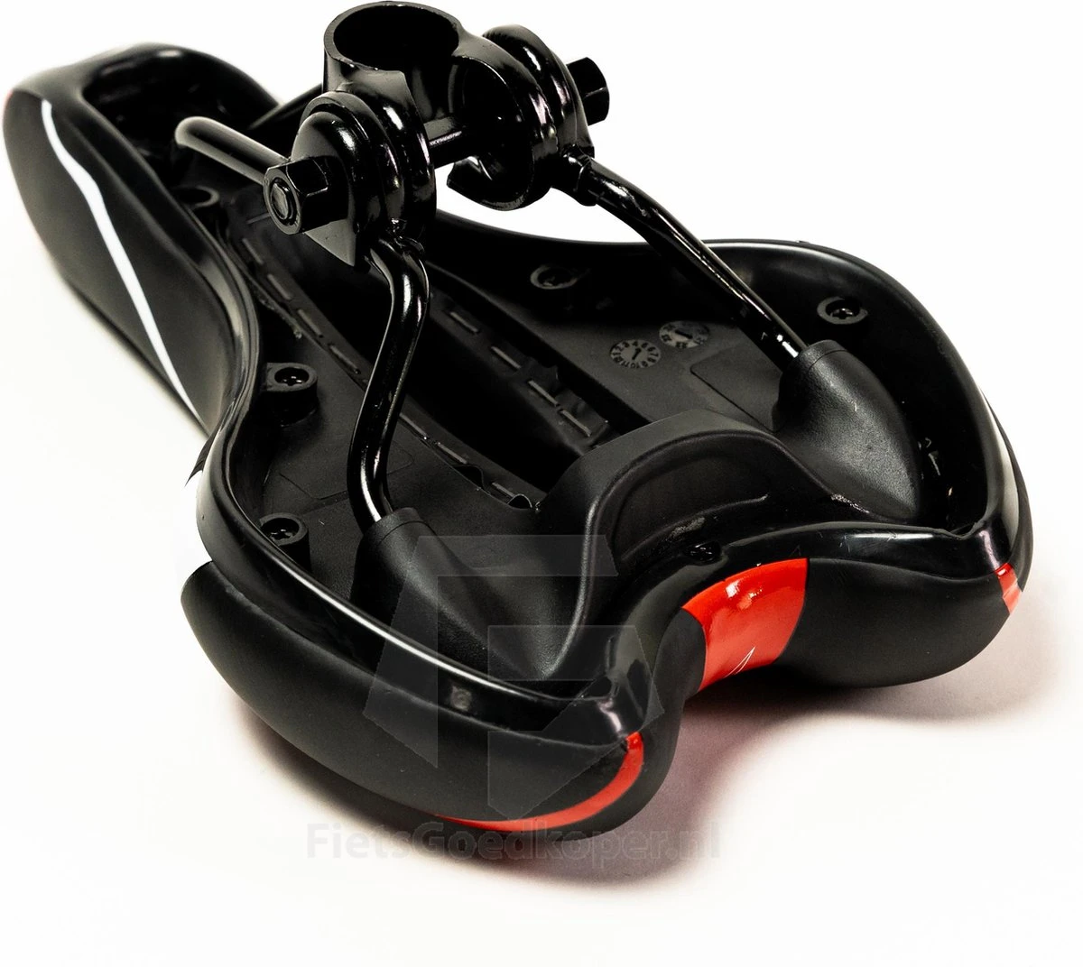 Voltano Sport Fietszadel – Gel Trekking Zadel – Met Uitsparing – Unisex - Zwart / Rood - Incl. Gratis Zadelstrop 3 Voltano Sport Fietszadel – Gel Trekking Zadel – Met Uitsparing – Unisex - Zwart / Rood - Incl. Gratis Zadelstrop - Afbeelding 3