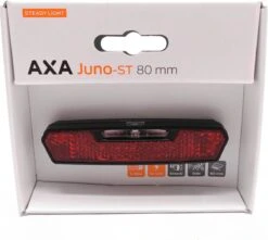 AXA Juno Battery - Fiets Achterlicht - LED Fietsverlichting Op Batterij - Auto Off Systeem - 80 Mm - Rood -Fietsenwinkel 1200x1072