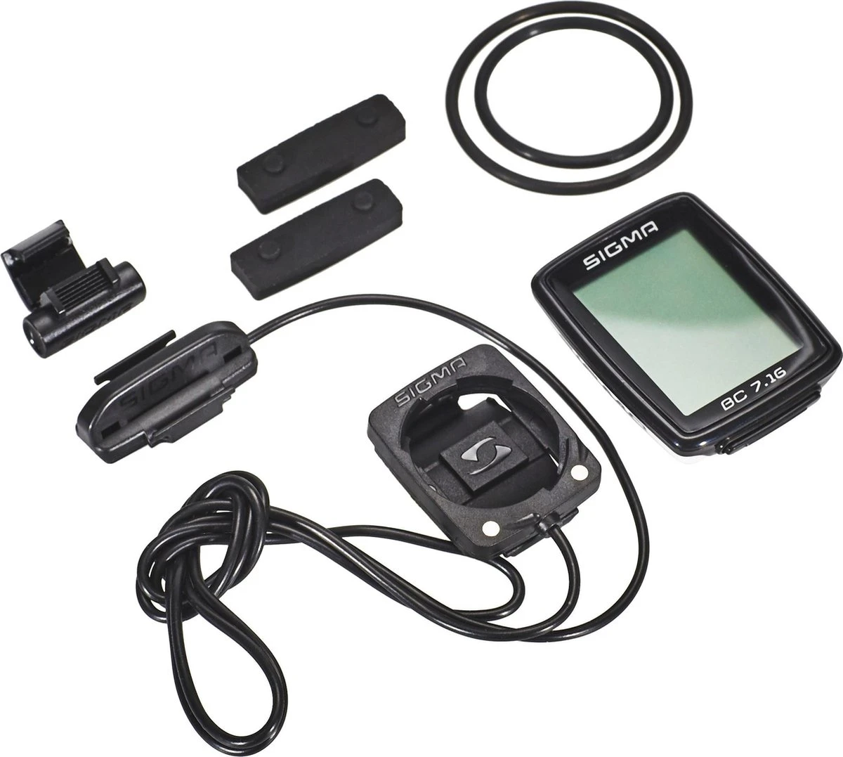 Sigma Fietscomputer BC 7.16 - Zwart 3 Sigma Fietscomputer BC 7.16 - Zwart - Afbeelding 3