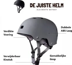 De Juiste Helm - NTA 8776 Helm - Scooterhelm, Fietshelm, E-chopperhelm, Speed-Pedelec Helm - Maat M - Wit -Fietsenwinkel 1200x1090 5