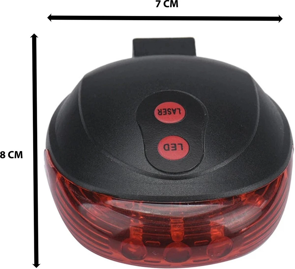 Fiets Achterlicht - LED Licht Met Laser - Fiets Lamp - Waterdicht - Racefiets Verlichting - Inclusief Batterijen - Rheme 10 Fiets Achterlicht - LED Licht Met Laser - Fiets Lamp - Waterdicht - Racefiets Verlichting - Inclusief Batterijen - Rheme - Afbeelding 10