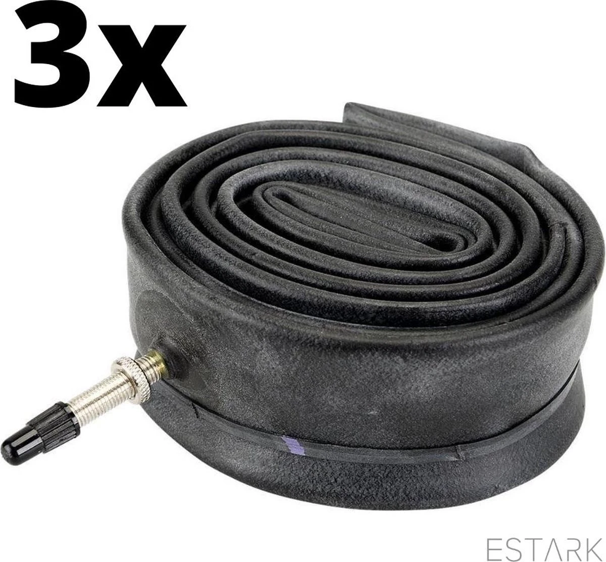 ESTARK® - 3 X Binnenband 28 Inch / 28" Voor De Fiets / Dunlop Ventiel / Racefiets / Mountainbike / 40 Mm / Band 40 / 30 - 622 Wiel / 28 * 1 5/8 * 1 3/8 / 28 " (A) 5 ESTARK® - 3 X Binnenband 28 Inch / 28" Voor De Fiets / Dunlop Ventiel / Racefiets / Mountainbike / 40 Mm / Band 40 / 30 - 622 Wiel / 28 * 1 5/8 * 1 3/8 / 28 " (A) - Afbeelding 5