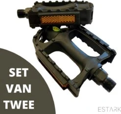 Fietspedalen - Anti-Slip Fietspedalen Set Met Reflectoren - Zwart - Set Fiets Pedalen Pedaal - Mountainbike Sport - Fietstrappers - Losse Trappers - 2 STUKS -Fietsenwinkel 1200x1120 3