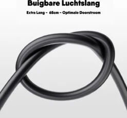 Matzwarte Fietspomp Met Drukmeter én Extra Ventielen - Multifunctioneel Mondstuk – Schrader En Presta – Aluminium Lichtgewicht Vloerpomp – Ballenpomp/ Scooterpomp/ Autobandenpomp -Fietsenwinkel 1200x1124 1