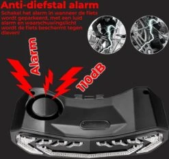 B-care Elektrische Fietsverlichting - Inclusief Afstandsbediening En Richtingaanwijzers - Fietsalarm - Anti Diefstal Alarm - Fiets Achterlicht - Fietsbel - Fiets Accessoires -Fietsenwinkel 1200x1133 2