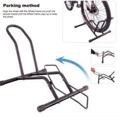 Merkloos Decopatent® Fietsenrek Voor Of Achterwiel - Fietsen Rek Racefiets, Mountainbike, Mtb Etc - Fietshouder - Achterwiel Standaard / Voorwiel Standaard - Bike Stand - Fietsstandaard Fietsen - Zwart -Fietsenwinkel 1200x1152 1