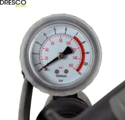 Dresco Fietspomp - Manometer – Zwart -Fietsenwinkel 1200x1155 2