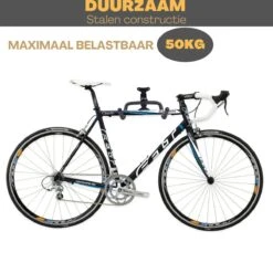 W&Z WallMount Fietsdrager - Ophangbeugel - Muurbeugel Fiets - Fietsbeugel - Opbergbeugel - Ophangsysteem - 2 Stuks -Fietsenwinkel 1200x1155 3