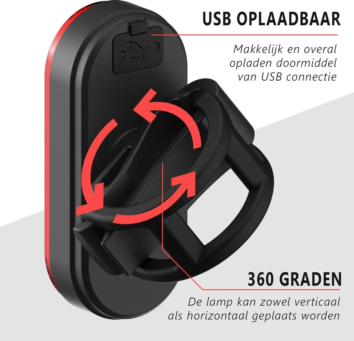 Trustic EVO | Fietsverlichting | Oplaadbaar | Fietslamp | Verschillende Standen | Licht Sensor | Waterbestendig | Set 2 Trustic EVO | Fietsverlichting | Oplaadbaar | Fietslamp | Verschillende Standen | Licht Sensor | Waterbestendig | Set - Afbeelding 2