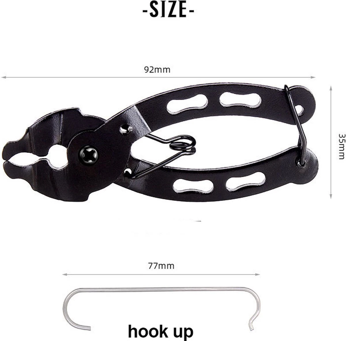 Missing Link Tang Met 3 Losse Schakels Voor Ketting (1x12 Of 2x12) 12 Versnellingen Op Achterderailleur 3 Missing Link Tang Met 3 Losse Schakels Voor Ketting (1x12 Of 2x12) 12 Versnellingen Op Achterderailleur - Afbeelding 3