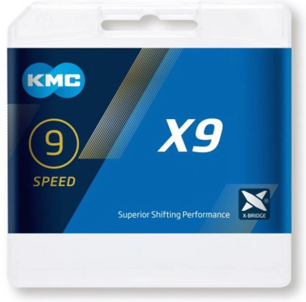 Ketting KMC X9 - 9 Speed - 114 Schakels - Zilver 8 Ketting KMC X9 - 9 Speed - 114 Schakels - Zilver - Afbeelding 8