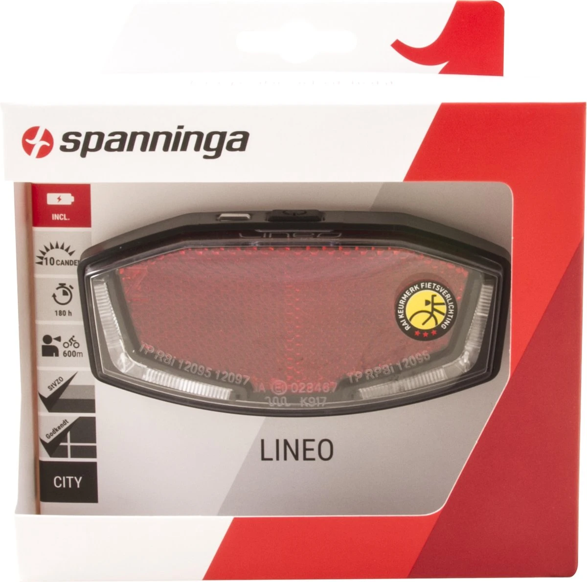 Spanninga Lineo Fiets Achterlicht - Batterij 13 Spanninga Lineo Fiets Achterlicht - Batterij - Afbeelding 13