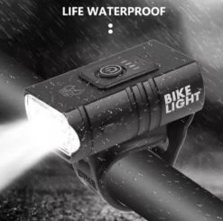 Fietslamp LED, Fietslicht, Fietsverlichting, Racefiets, Voorlicht, Oplaadbaar, Micro USB, Verstelbaar, Zwart -Fietsenwinkel 1200x1190 6