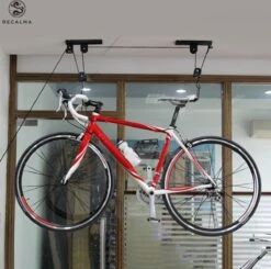 Recalma Fietslift - 60 Kg Draagkracht - Fietstakel - Universeel Ophangsysteem - Elektrische Fiets - Zwart -Fietsenwinkel 1200x1190 7