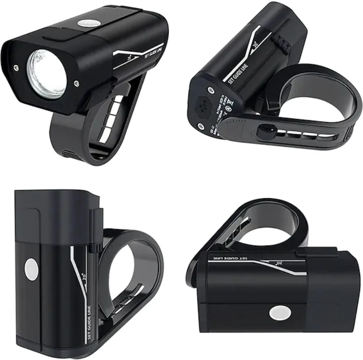 Lovnix - Oplaadbare Fietslamp LED Verlichting Set - USB Oplaadbaar - Fietslicht Met LED Lamp - Voor- En- Achter Licht - Regenbestendig - Geschikt Voor Mountainbike Fietsen Wandelen Speleologie 7 Lovnix - Oplaadbare Fietslamp LED Verlichting Set - USB Oplaadbaar - Fietslicht Met LED Lamp - Voor- En- Achter Licht - Regenbestendig - Geschikt Voor Mountainbike Fietsen Wandelen Speleologie - Afbeelding 7