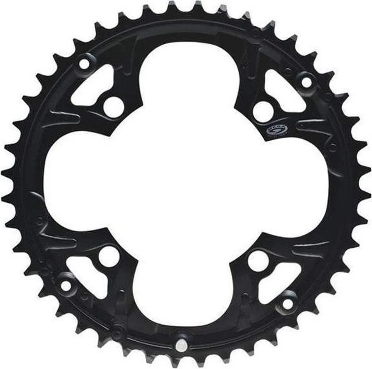 Kettingblad 44T Shimano Deore FC-M480 - Zwart 10 Kettingblad 44T Shimano Deore FC-M480 - Zwart - Afbeelding 10