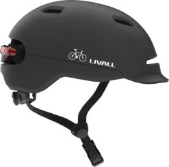 Livall C20 Black Large - (Smart) Fietshelm - SOS Funtie - Smart Verlichting - Remlicht -Fietsenwinkel 1200x1192