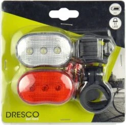 Dresco - Fietsverlichtingsset - Classic - LED - Zwart -Fietsenwinkel 1200x1193 2