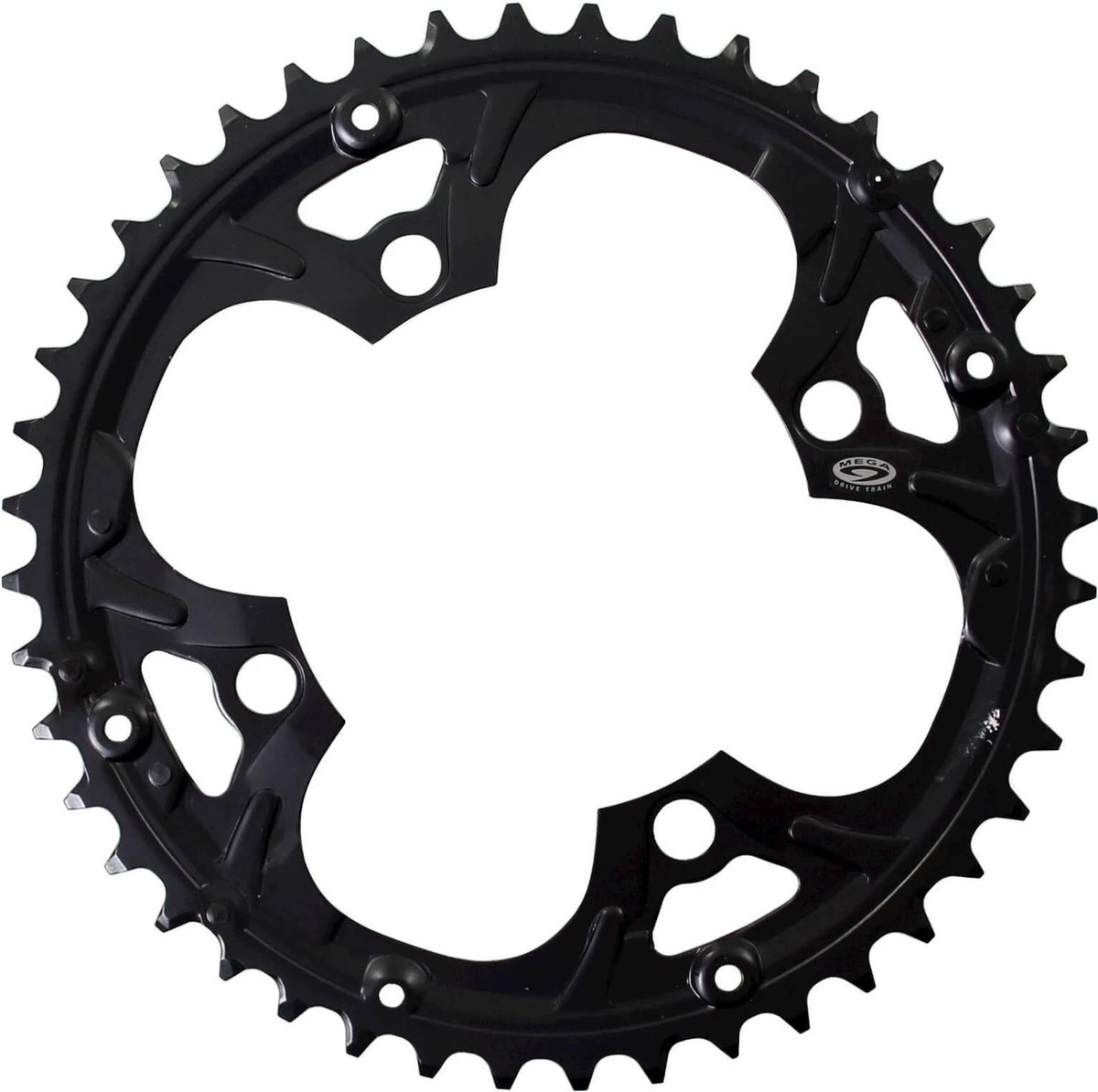 Kettingblad 44T Shimano Deore FC-M480 - Zwart 2 Kettingblad 44T Shimano Deore FC-M480 - Zwart - Afbeelding 2