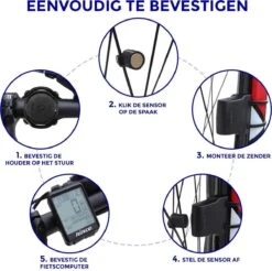 Nince Draadloze Fietscomputer Van Hoge Kwaliteit 2022 Model - Fiets Computer Draadloos Waterdicht -Fietsenwinkel 1200x1196 9