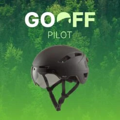 GOOFF® PILOT 3 In 1 Snorscooterhelm Met Afneembaar Vizier - Matzwart - Lichtgewicht Snorfiets Helm - NTA Gecertificeerd Speed Pedelec Helm - Geschikt Voor Blauw Kenteken Snorscooter En Snorfiets - Maat M - Voor Vrouwen En Mannen -Fietsenwinkel 1200x1199