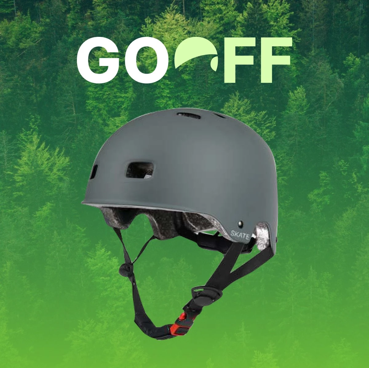 GOOFF® Skate Snorscooter Helm | Brede Pasvorm | 14x Ventilatie | Matgrijs | Lichtgewicht (L) 9 GOOFF® Skate Snorscooter Helm | Brede Pasvorm | 14x Ventilatie | Matgrijs | Lichtgewicht (L) - Afbeelding 9